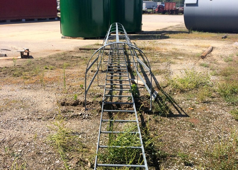 Safety Caged Ladder 25'