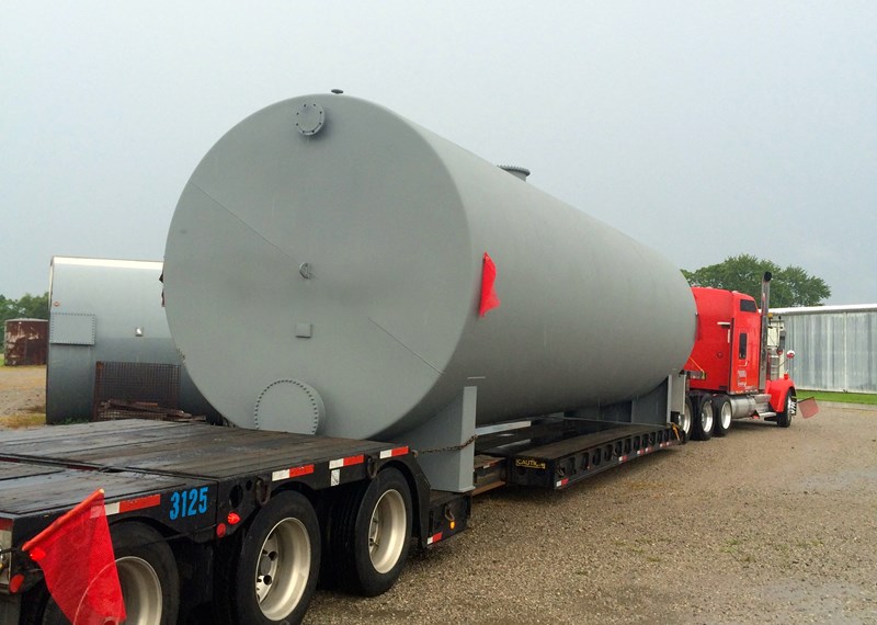 10x36 Horizontal Steel Storage Tank