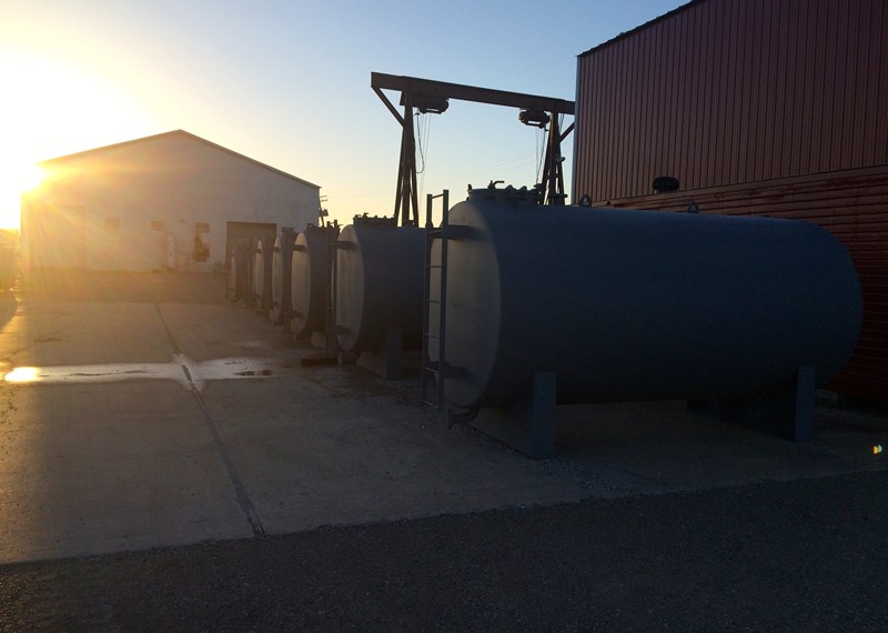 Steel Horizontal Liquid Storage Tanks