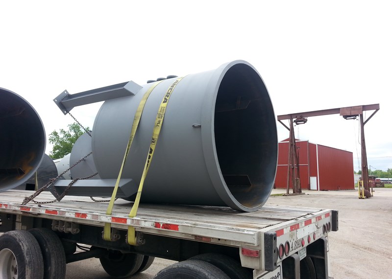 Steel Open Top Mix Tank Rolled Channel Stiffener