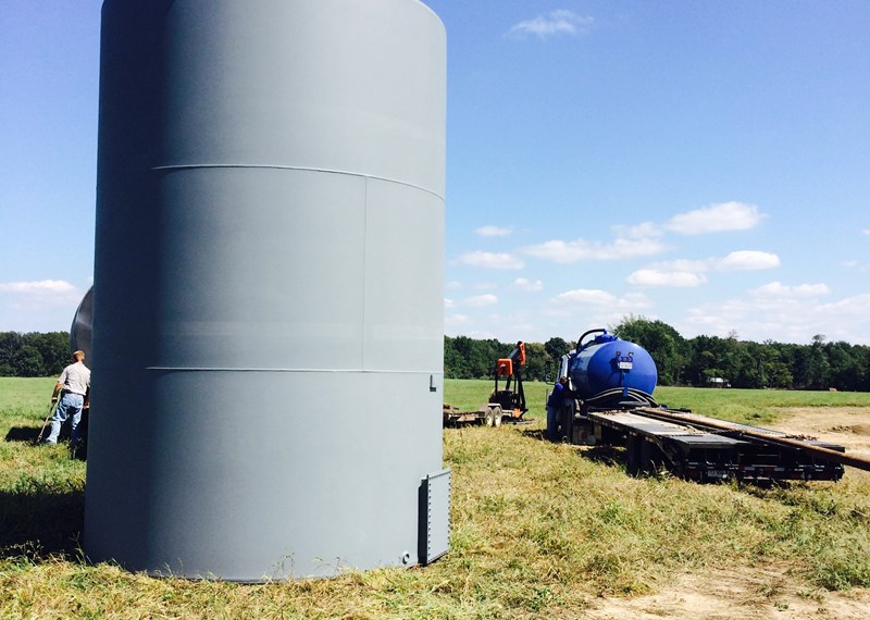210BBL Tank Oilfield Site