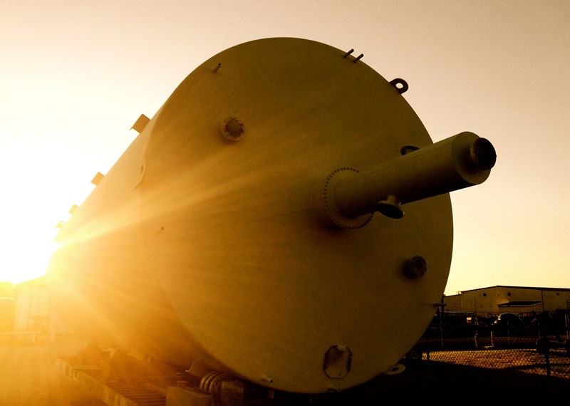 Gun Barrel Tank Sunset