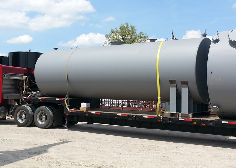 Horizontal UL 142 Fuel Tank Carbon Steel